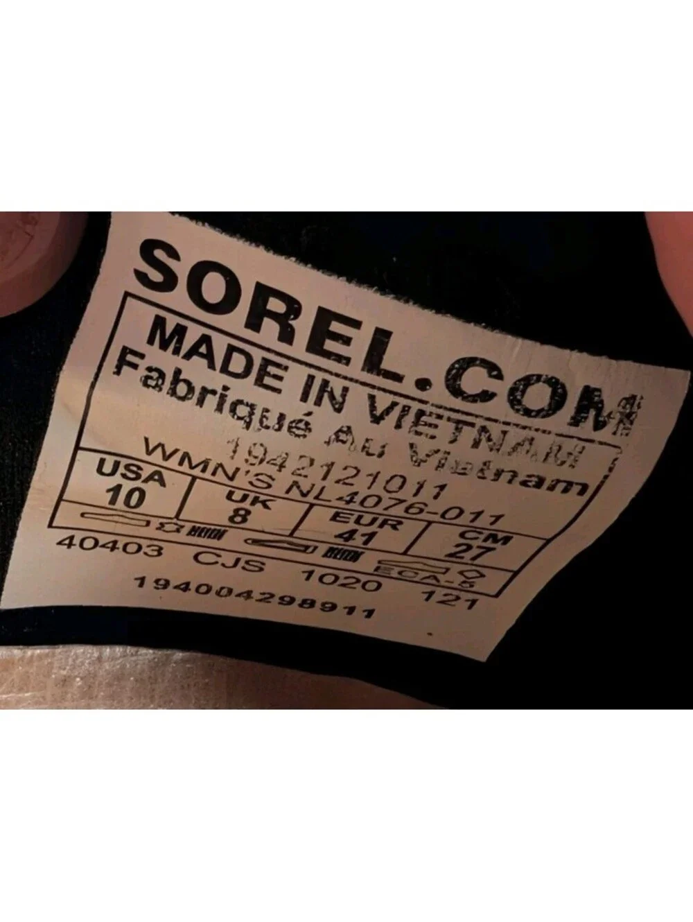 Sorel Women's Size 10 Kinetic Impact Strap Slip On Sneakers Black Yellow Tan